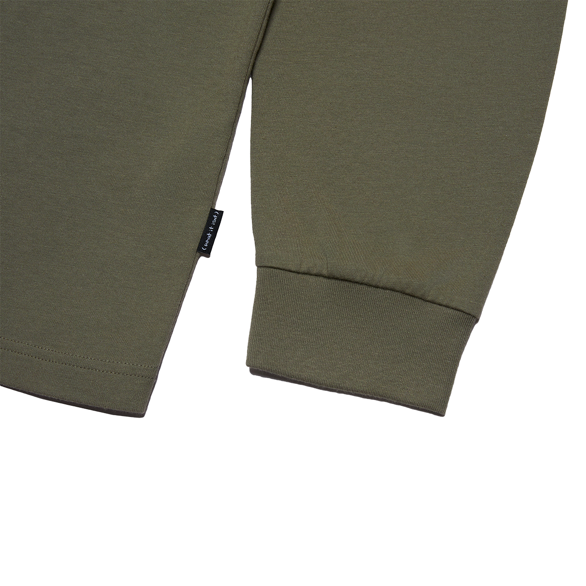 GREEN CB WII BASIC ANGEL LONG SLEEVE COTTON TEE