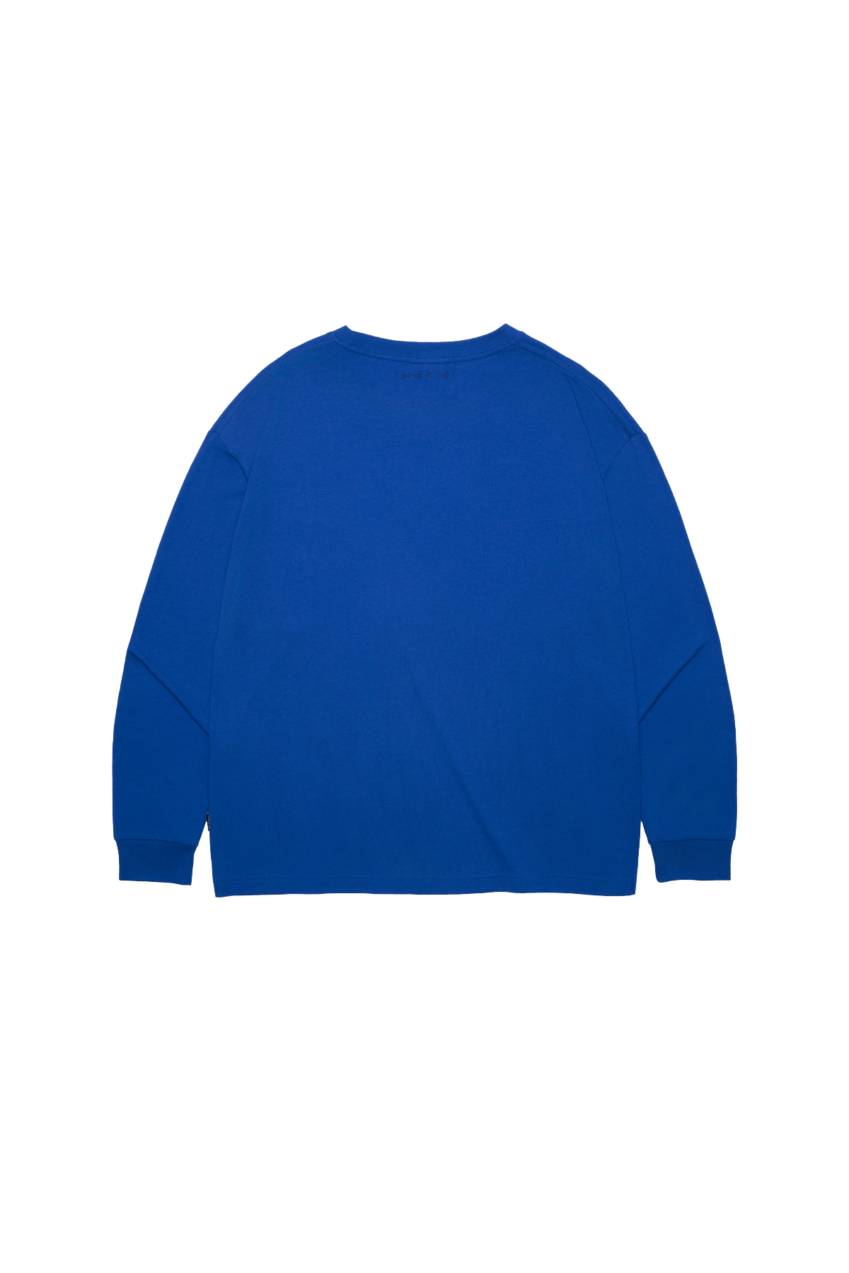 BLUE WII BASIC ANGEL LONG SLEEVE COTTON TEE