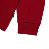 RED WII BASIC ANGEL LONG SLEEVE COTTON TEE