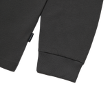 DARK GRAY WII BASIC ANGEL LONG SLEEVE COTTON TEE