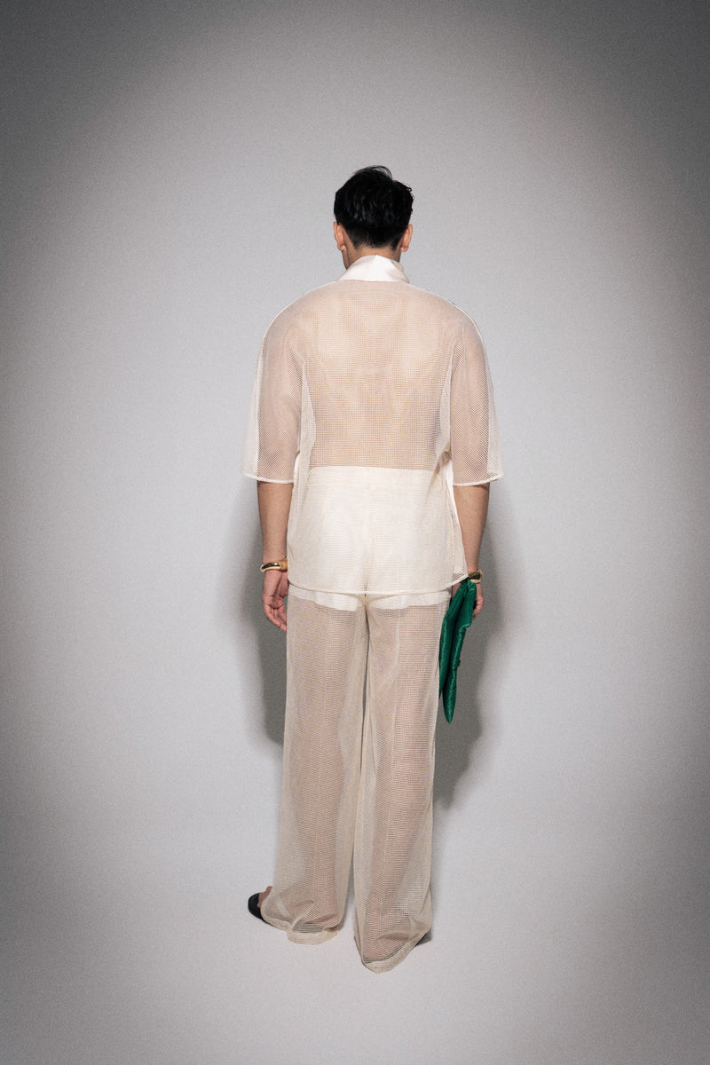 S26 Unisex Cream Oversized Top