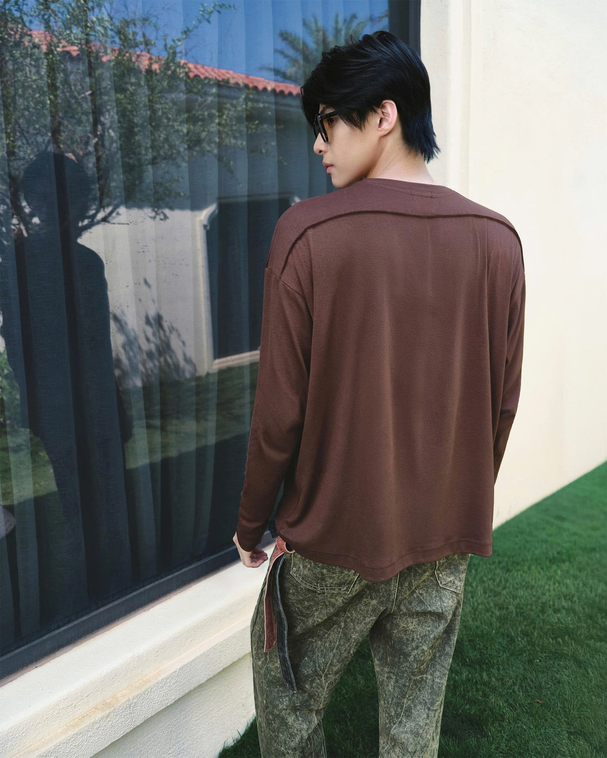 RIOT LONGSLEEVE ( BROWN )