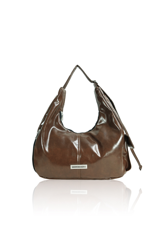 MOCHA SGS VELO HOBO BAG /MEDIUM/