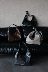 ASH GREY SGS VELO HOBO BAG /LARGE/