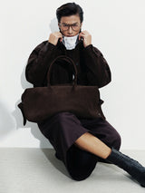 BROWN AERO SUEDE JACKET