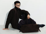 BROWN AERO SUEDE JACKET