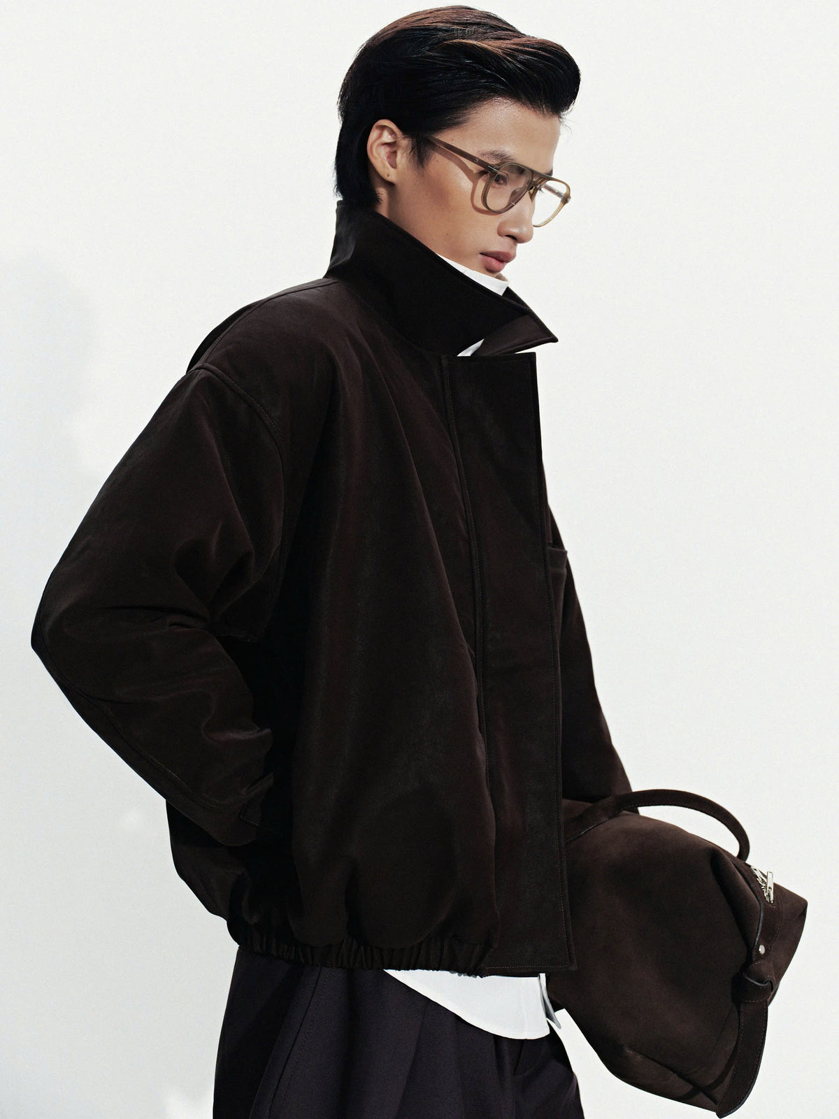 BROWN AERO SUEDE JACKET