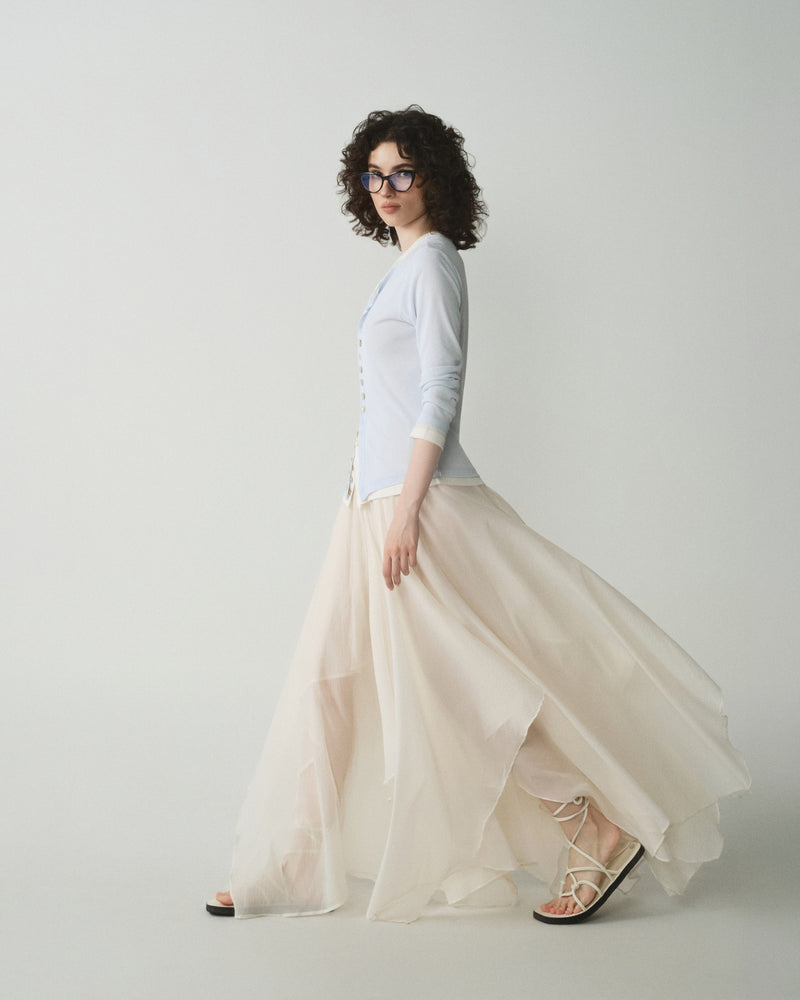 WHITE JELLYFISH SKIRT
