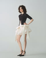 WHITE BOWTIE SKIRT