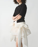 WHITE BOWTIE SKIRT