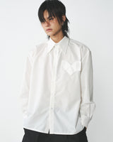 WHITE ORIGAMI HEART SHIRT