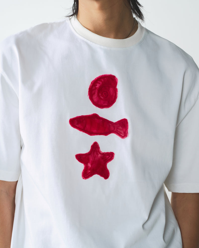 WHITE MARINE TEE