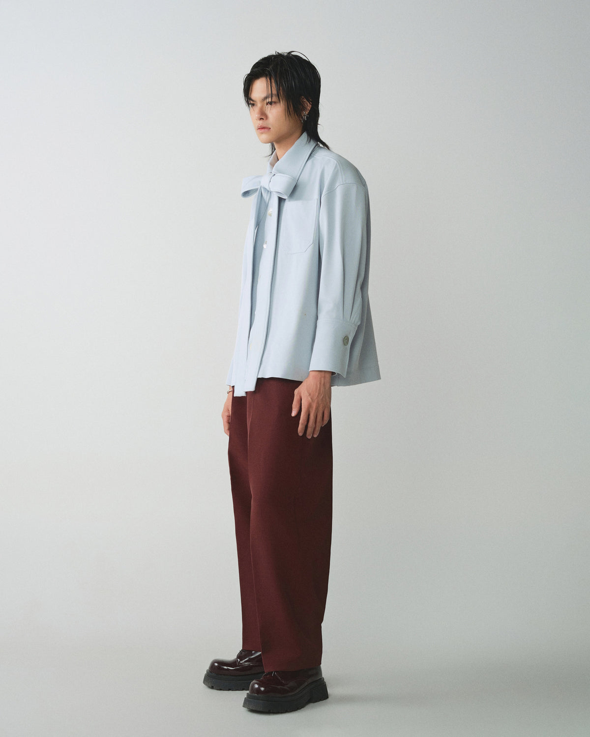 LONG TIE SHIRT