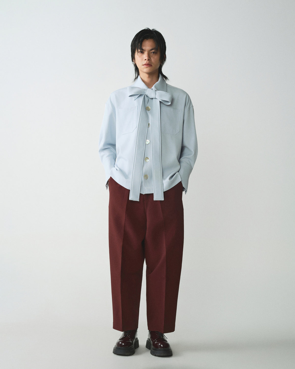 LONG TIE SHIRT
