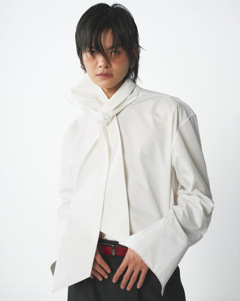 WHITE BOWTIE SHIRT 2.0