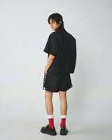 BLACK SIDE CUT SHIRT