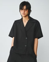 BLACK SIDE CUT SHIRT