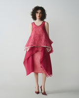 RED "HAI VAN" SKIRT