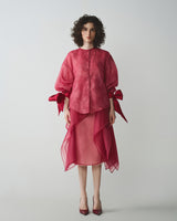 RED "HAI VAN" SKIRT
