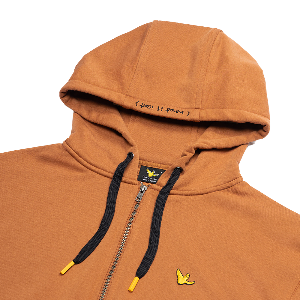 CAMEL WII OG ARTISTS BCI COTTON FULL-ZIP HOODIE