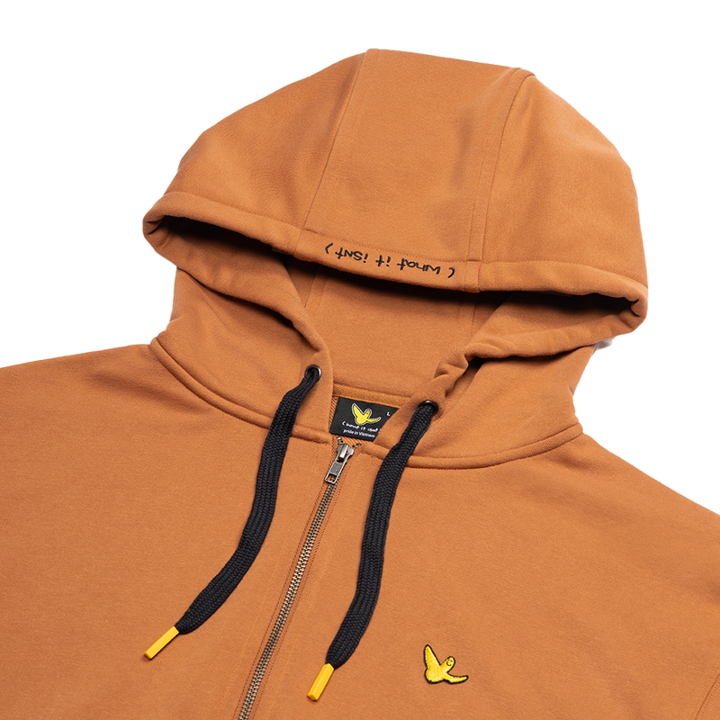 CAMEL WII OG ARTISTS BCI COTTON FULL-ZIP HOODIE