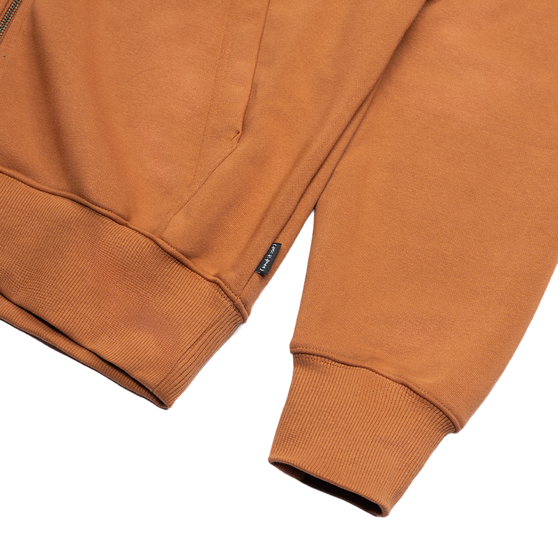CAMEL WII OG ARTISTS BCI COTTON FULL-ZIP HOODIE
