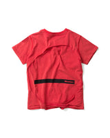 ILLUSION RED DISTRESSED TSHIRT