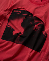 ILLUSION RED DISTRESSED TSHIRT