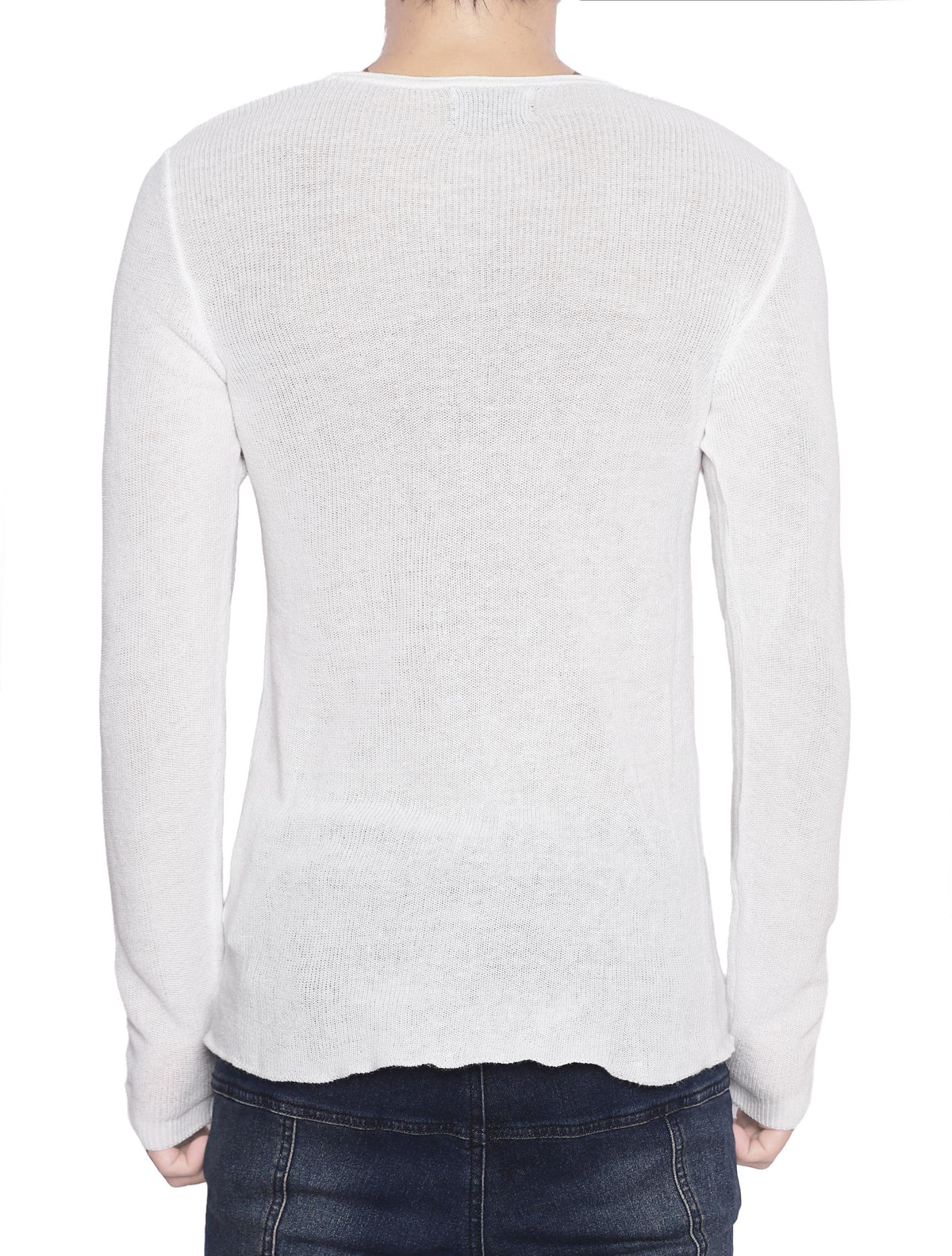 KNIT WHITE LONG SLEEVES