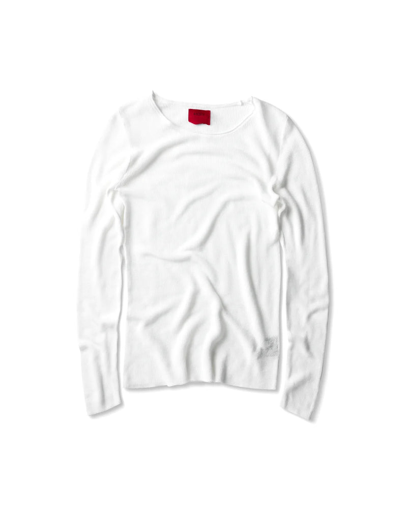 KNIT WHITE LONG SLEEVES