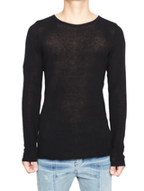KNIT BLACK LONG SLEEVES BLACK