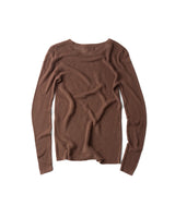 KNIT BROWN LONG SLEEVES