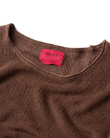 KNIT BROWN LONG SLEEVES