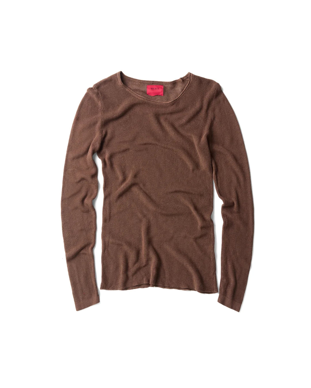 KNIT BROWN LONG SLEEVES