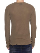 KNIT OLIVE LONG SLEEVES