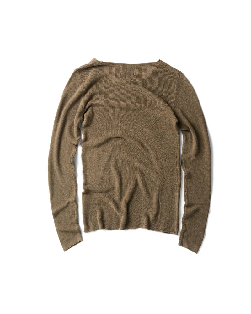 KNIT OLIVE LONG SLEEVES