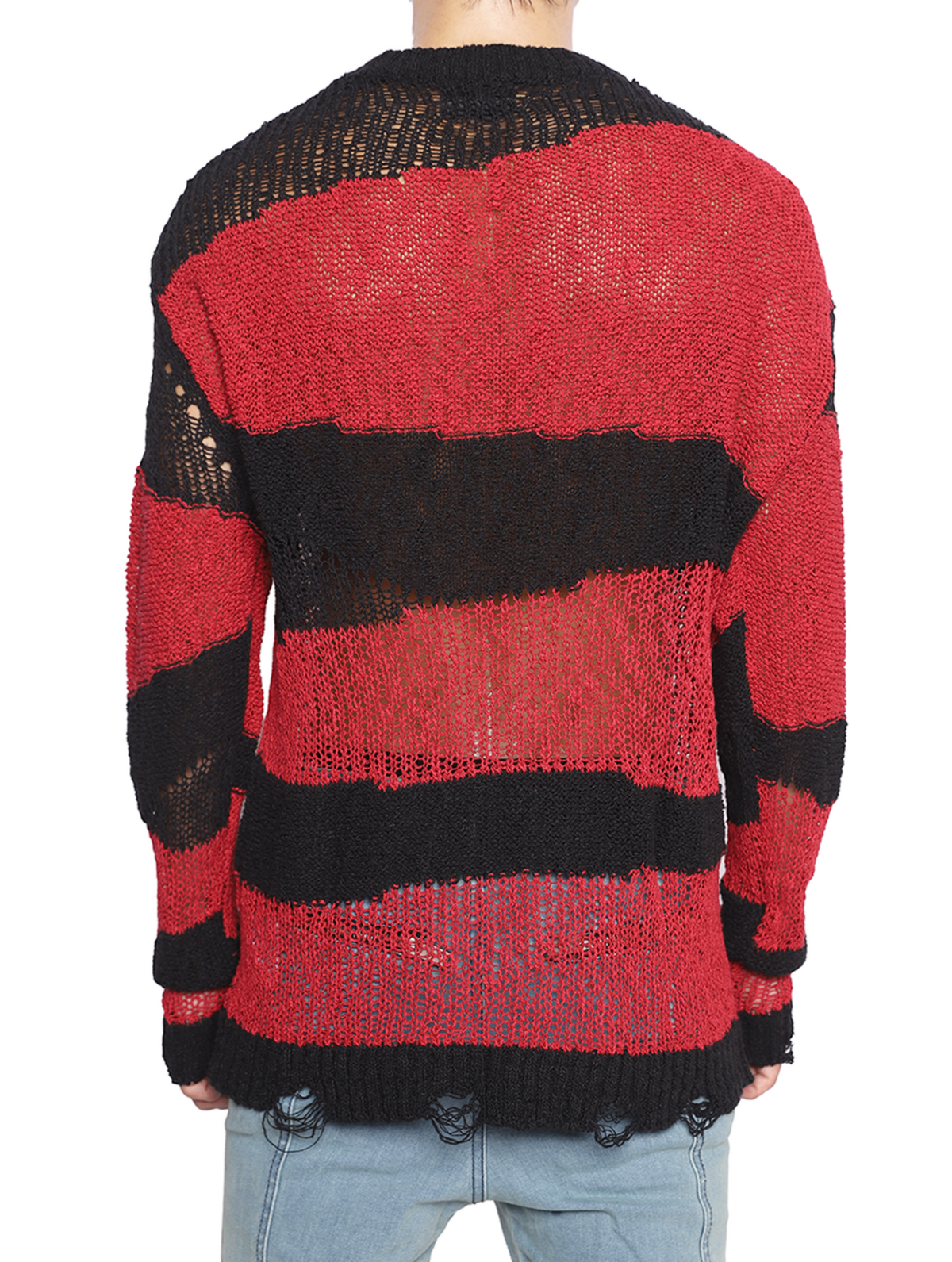 EMPTY KNIT RED SWEATER