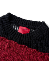 EMPTY KNIT RED SWEATER