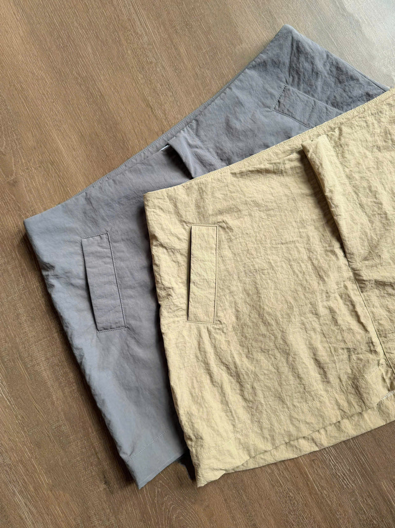 GRAY NHO NHO SKIRT