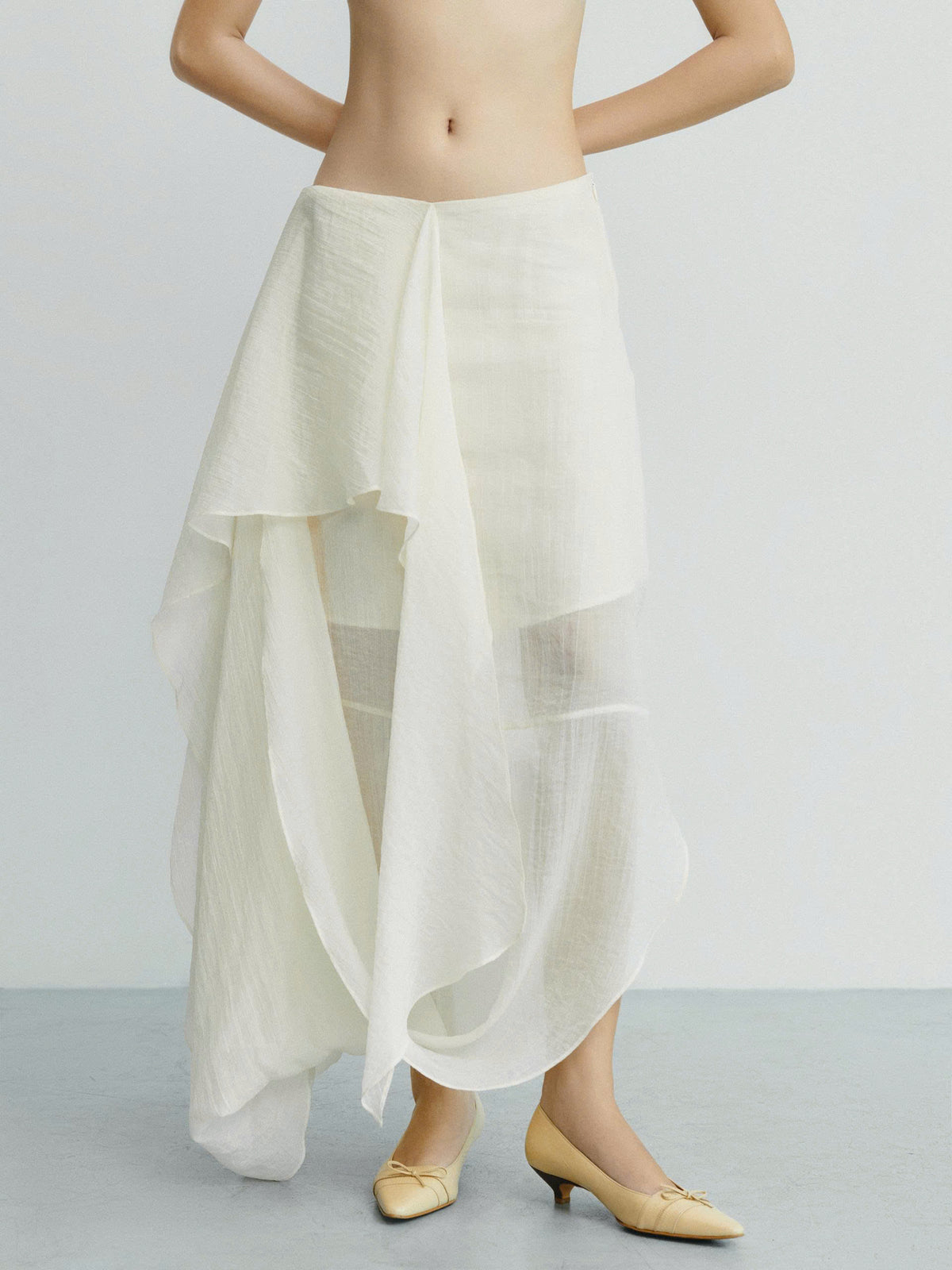 CREAM "VAT VEO" SKIRTS