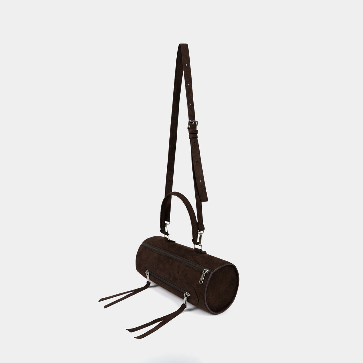 BROWN ROLLING BAG
