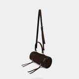 BROWN ROLLING BAG