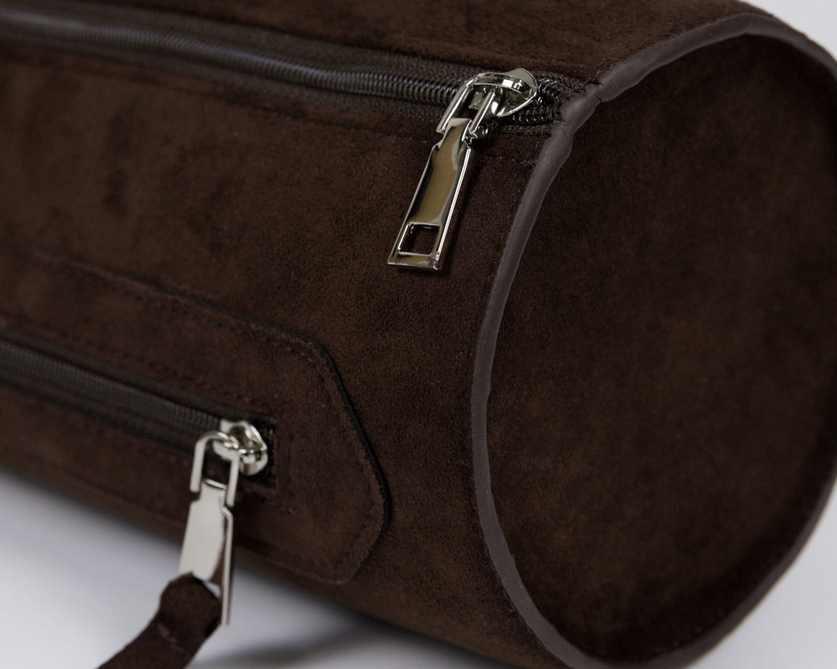 BROWN ROLLING BAG