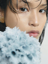 BLUE FLORAL BROOCH