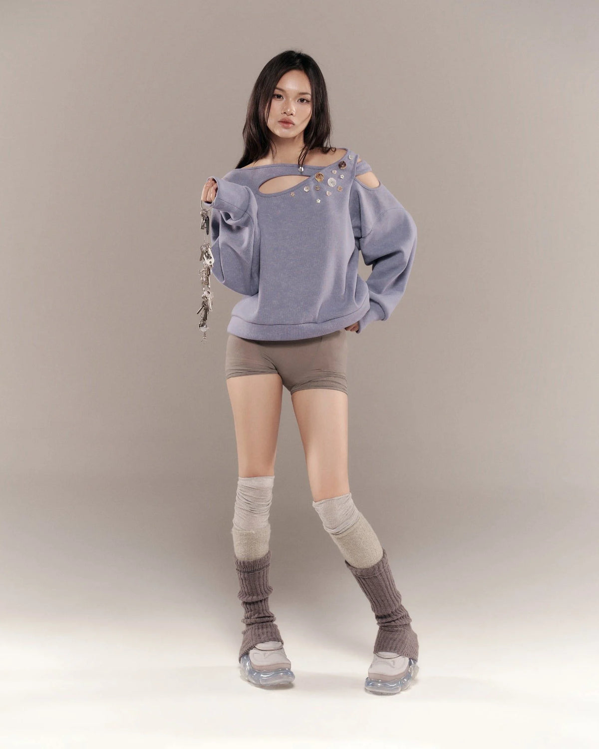 CHARO SWEATER (PURPLE BLUE)