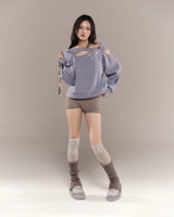 CHARO SWEATER (PURPLE BLUE)