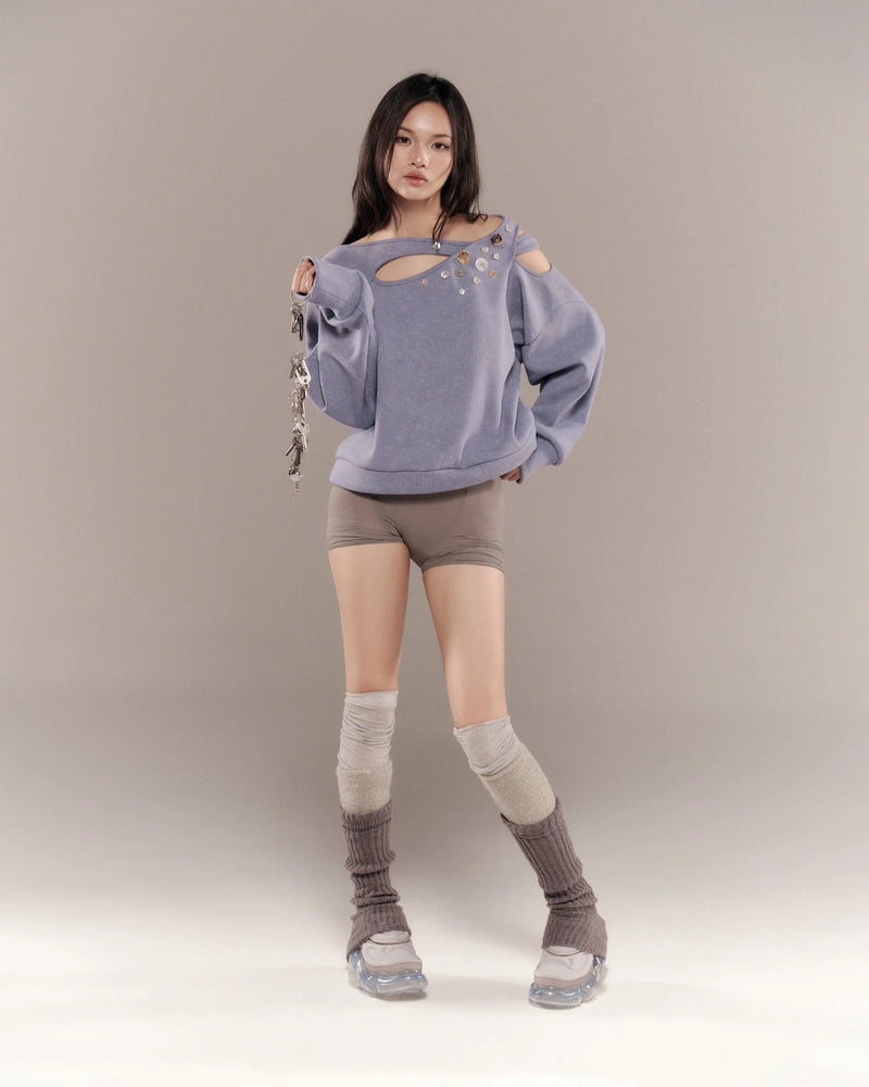 CHARO SWEATER (PURPLE BLUE)