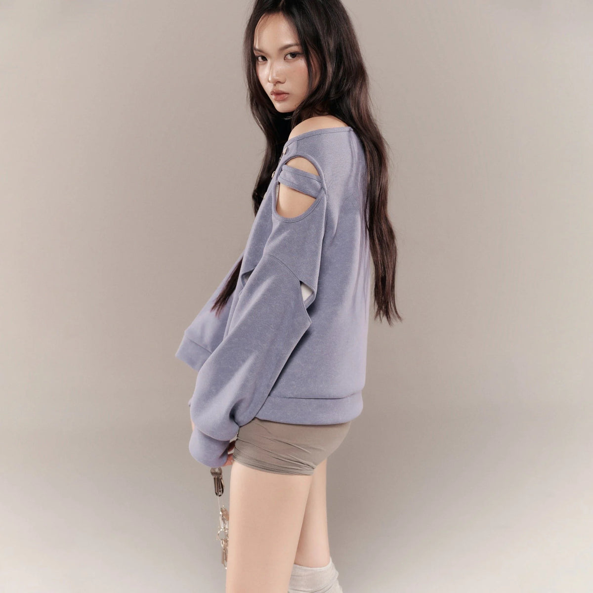 CHARO SWEATER (PURPLE BLUE)