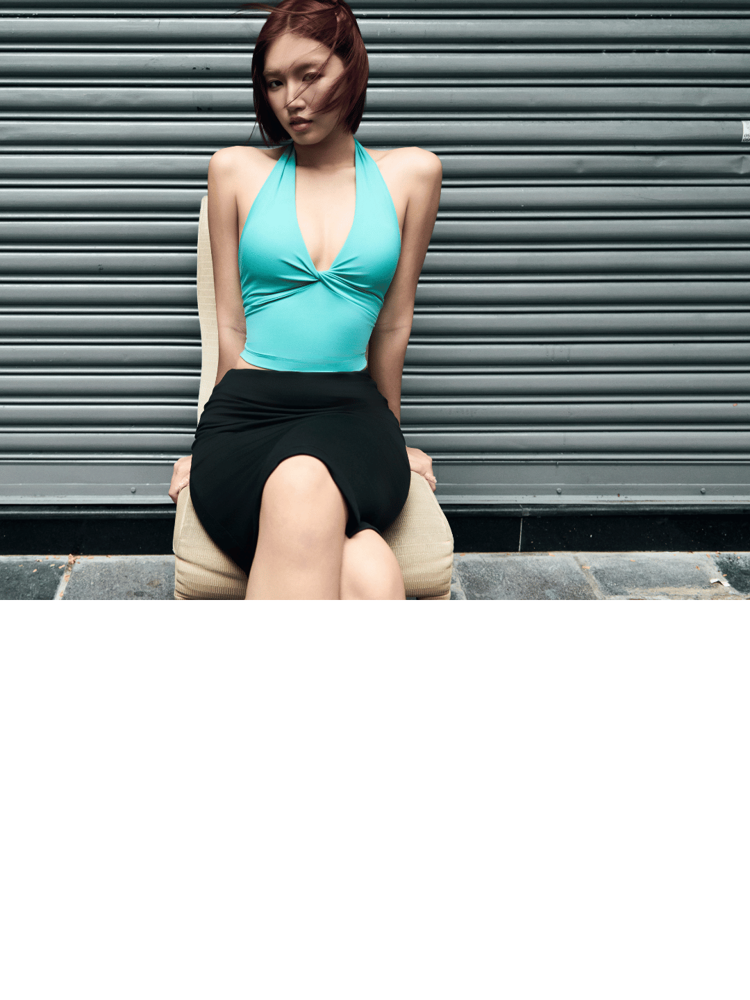 XE TOP - TIFFANY BLUE