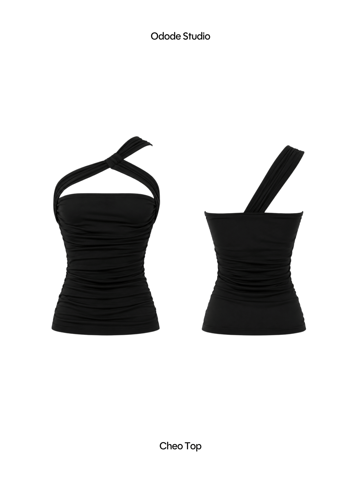 CHEO TOP - BLACK